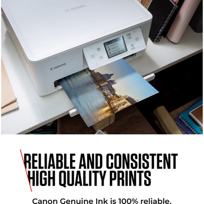 Canon PG-540 / CL-541 Genuine Ink Cartridges, Pack of 2 1 x Black, 1 x Colour , Includes 50 sheets of 4x6 Canon Photo Paper - 5225B013