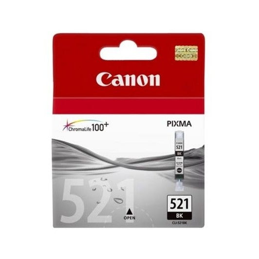 Canon CLI-521 Printer Ink Cartridge Black - 2933B001