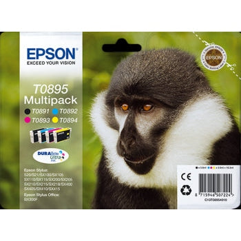 Epson Original T0895 - Multipack Black/ Cyan/ Magenta and Yellow