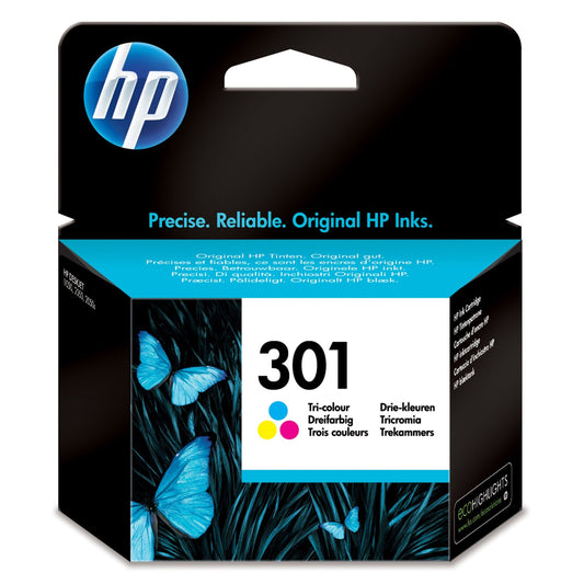HP 301 Tri-colour Original Ink Cartridge - CH562EE