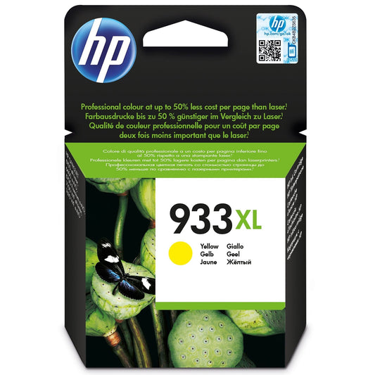 HP 933XL High Yield Yellow Original Ink Cartridge - CN056AE