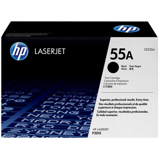 HP 55A Black Original LaserJet Toner Cartridge - CE255A