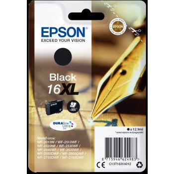 Epson Original T1631 Series Pen & Crossword Black Ink Cartridge 12.9ml