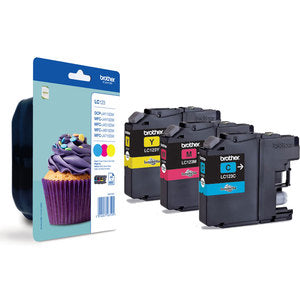 Brother Original LC123 3-Colour Multipack Inkjet Cartridges