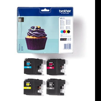 Brother Original LC123 Multipack Inkjet Cartridges C/M/Y/BK