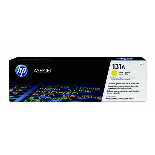 HP 131A Yellow Original LaserJet Toner Cartridge Page Yield 1800 P/N CF212A