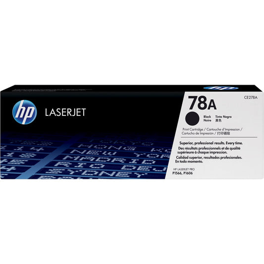 HP 78A Black Original LaserJet Toner Cartridge - CE278A