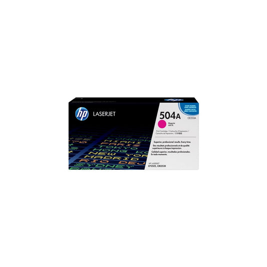 HP 504A Magenta Original LaserJet Toner Cartridge Page Yield 7000 CE253A