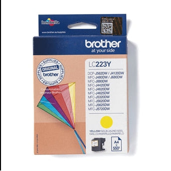 Brother Original LC223 Standard Yellow Ink Cartridge