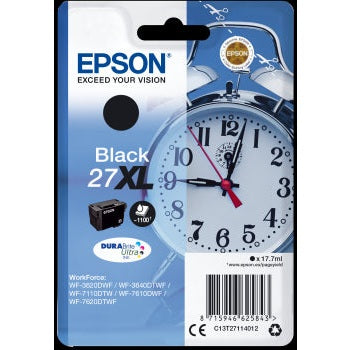 Epson Original T27XL Black Durabrite Ultra Ink