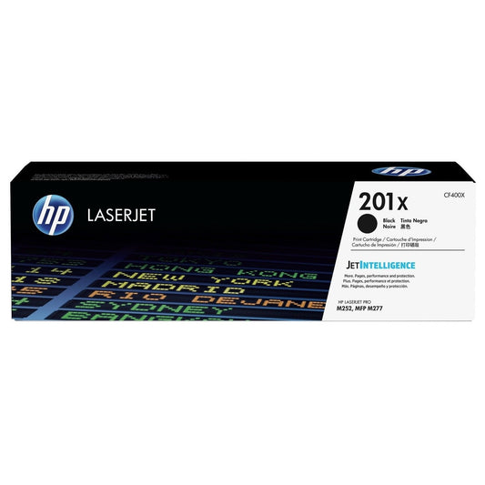 HP 201X High Yield Black Original LaserJet Toner Cartridge Page Yield 2800 CF400X