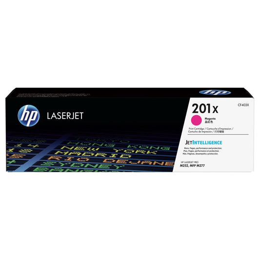 HP 201X High Yield Magenta Original LaserJet Toner Cartridge Page Yield 2300 CF403X