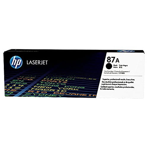HP 87A Black Original LaserJet Toner Cartridge - CF287A