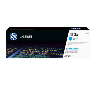 HP 410X High Yield Cyan Original LaserJet Toner Cartridge Page Yield 5000 CF411X