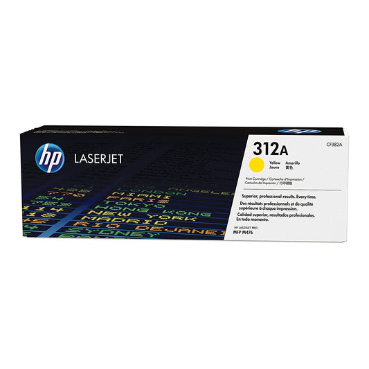HP 312A Yellow Original LaserJet Toner Cartridge - CF382A
