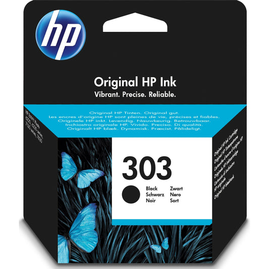 HP 303 Standard Capacity Black Original Ink Cartridge - T6N02AE
