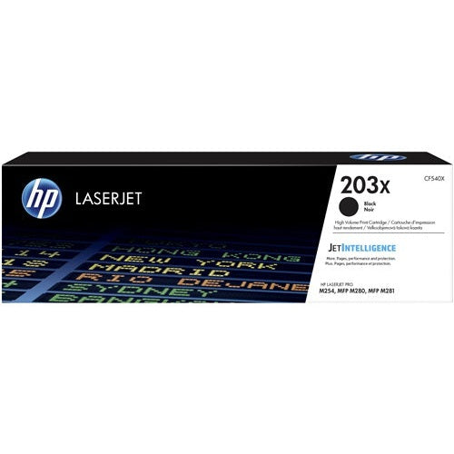 HP 203X High Yield Original Black LaserJet Toner Cartridge Page Yield 3200 CF540X