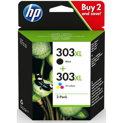 HP 303XL 2-pack Black/Tri-colour Original Ink Cartridges - 3YN10AE