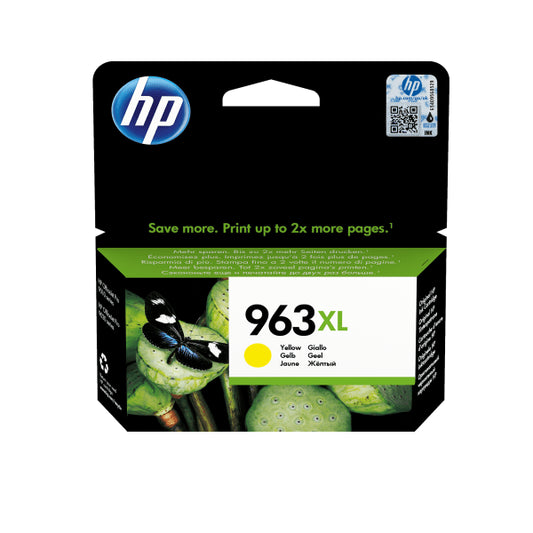 HP 963XL High Yield Yellow Original Ink Cartridge - 3JA29AE