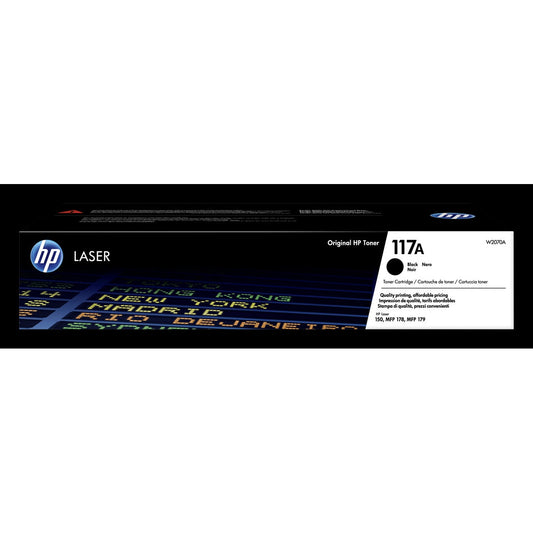 HP 117A Black Original Laser Toner Cartridge - W2070A