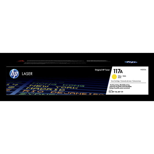 HP 117A Yellow Original Laser Toner Cartridge - W2072A