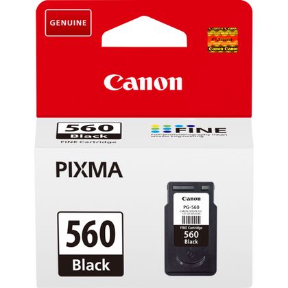 Canon PG-560 Black Printer Ink Cartridge - 3713C001