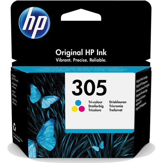 HP 305 Standard Capacity Colour Original Ink Cartridge - 3YM60AE