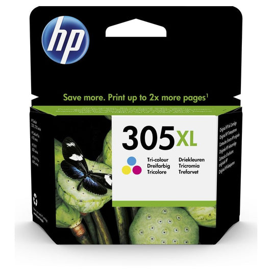 HP 305XL High Yield Colour Original Ink Cartridge - 3YM63AE