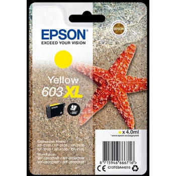 Epson Original T03A44 Yellow 603XL Ink Cartridge