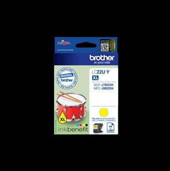 Brother Original LC22U Yellow Ink Cartridge
