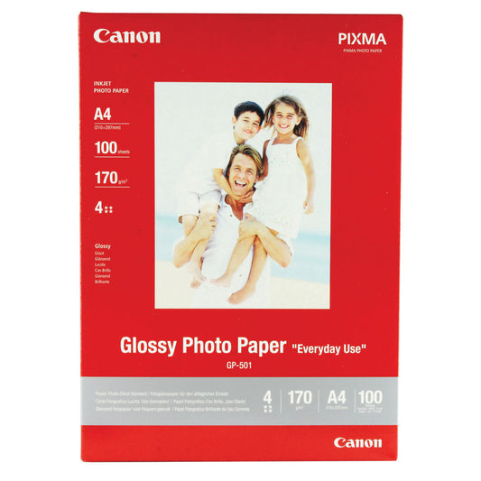 Canon GP-501 Glossy Photo Paper A4 - 100 Sheets